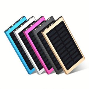2018 New 20000 Mah Solar Power Bank External Battery Solar Charger for Power Bank with Dual <b>USB</b> - Product Image 1