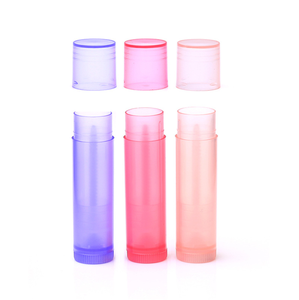 Toptan özel ucuz karikatür kozmetik ruj depolama için plastik dudak balsamı kutusu Chapstick tüp yuvarlak kare tasarım - Product Image 3