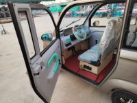 BAIMA Global Export Quadricycle Électrique 2 Portes 4 Places, Véhicule Électrique à Basse Vitesse, Éclairage de Toit LED, Ventilateur de Toit, Moteur 1000W, Autonomie 100km