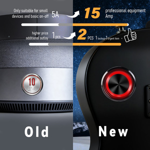 אלומיניום שחור & נירוסטה ip65 כפתור הדחיפה עבור לוחות בקרה משאית רכב ימית - Product Image 4