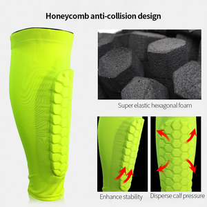 Mkas Tùy Chỉnh EVA Tốt Nhất Chạy Thể Thao Đàn Hồi Bê Compuression Tay Áo Nén Lycra Bóng Rổ Bê Tay Áo - Product Image 2