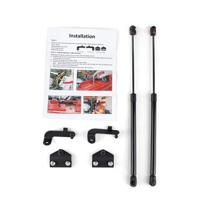 Hydraulic Hood Struts For Jeep Wrangler JL 18-23 Alloy Steel Support Rods <b>Door</b> Lift Gas <b>Spring</b> - Product Image 2
