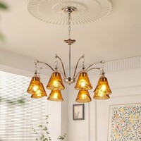 Europe Design moderne ajouter une atmosphère minimaliste élégant enfants nordique suspension lampe chambre verre lustres modernes suspension