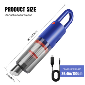 2025 New Wireless <b>Handheld</b> Portable Mini <b>Vacuum</b> Cleaner with Dry Function for Car & Household Use - Product Image 6