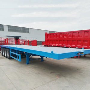 รถพ่วงพื้นเรียบอะลูมิเนียม 4 เพลา 3 เพลา 50 ตัน - Product Image 2