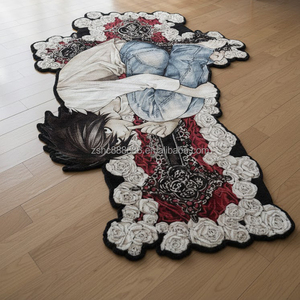 Tappeto Morbido a Forma di Anime <span class=keywords><strong>Death</strong></span> <span class=keywords><strong>Note</strong></span> L, Tappeto Personalizzato di Grandi Dimensioni per Soggiorno, Tappetino Cartoon per Casa, Hotel, Negozio, Decorazione - Product Image 1