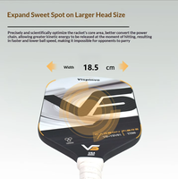 Raquette de pickleball en fibre de carbone 3K T700 de 16 mm, certifiée USAPA, conforme aux normes de tournoi, entièrement en carbone, design personnalisable