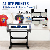 Nueva Máquina de Impresión de Camisetas DTF A1 de 24 Pulgadas (60 cm) con Dos Cabezales Epson Xp600, Automática y de Alta Productividad