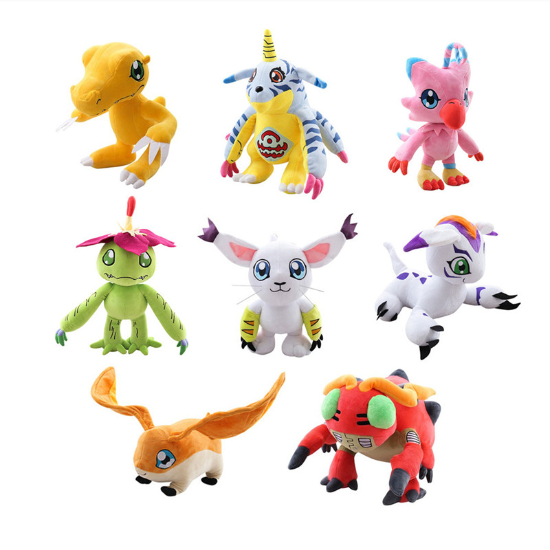 Япония аниме Цифровой Монстр Digimon приключенческие плюшевые игрушки коллекция кукла оптом цифровой монстр плюшевая мягкая игрушка