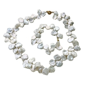 11-13mm גדול פרל <span class=keywords><strong>keshi</strong></span> פרל שרשרת - Product Image 5