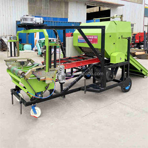 Ensilaje de maíz, compresa, paja de trigo, heno, máquina empacadora redonda, máquina empacadora de ensilado, motor diésel completamente automático - Product Image 4