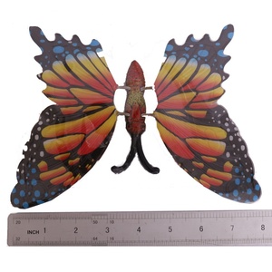 Decorazioni da Giardino a Forma di Farfalla in Plastica Ecologica, Resistenti alle Intemperie e ai Raggi UV, Ornamenti Realistici in Materiale PE per Balconi e Cortili - Product Image 5
