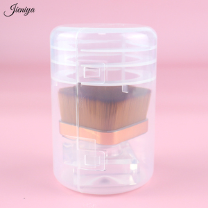 Jieniya nail art outil fabricant en gros qualité garantie carré Nylon cheveux fond de teint <span class=keywords><strong>brosse</strong></span> manucure nettoyage <span class=keywords><strong>brosse</strong></span> à poussière - Product Image 3
