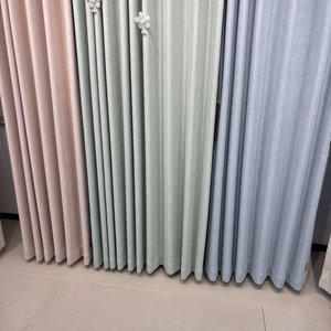 Rideaux occultants de haute qualité en tissu de lin et coton polyester doux et luxueux pour salon, maison, hôtel, bureau, hôpital, décoration - Product Image 3