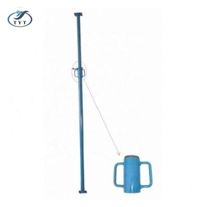 Étai en acier traditionnel avec couvercle anti-poussière et goupille de fixation pour échafaudages de construction et d'atelier, résistant à la corrosion - Product Image 4