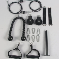 Sistem Kabel Pulley Baja untuk Latihan Otot Lengan, Biceps, Triceps, dan Blaster Rope, Perlengkapan Mesin Fitness Rumahan DIY Langsung dari Pabrik