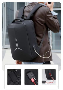 Nouveau Design Grande Capacité Antivol Fermeture Éclair Soft-back Étudiant <span class=keywords><strong>Cartable</strong></span> Sûr Bande Réfléchissante Oxford Étanche Étudiant Sac À Dos - Product Image 5