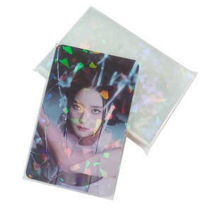 57x88mm Pochettes pour cartes Lomo Pc Pochettes pour cartes holographiques personnalisées Kpop Rainbow <span class=keywords><strong>Holo</strong></span> PhotoCard <span class=keywords><strong>Sleeves</strong></span> - Product Image 6