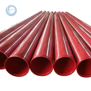 Socket connection Red Epoxy Coated Drainage En877 Cast Iron Pipes On Sale