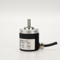 Encodeur Rotatif Industriel à Arbre Solide 1000 PPR NPN à Collecteur Ouvert Phases ABZ 5-26V CC Encodeur Rotatif Incrémental