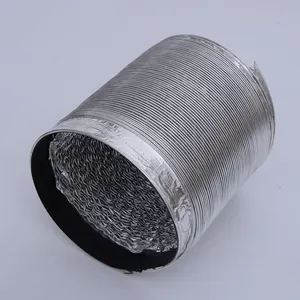 En çok satan 8 inç bükülebilir çelik tel esnek egzoz borusu alüminyum folyo tüp sigara için