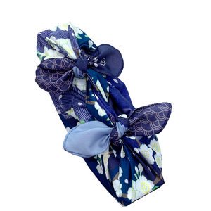 Bandane quadrate floreali blu con motivo <span class=keywords><strong>giapponese</strong></span> e atmosfera autunnale e invernale molto fotogenica - Product Image 6