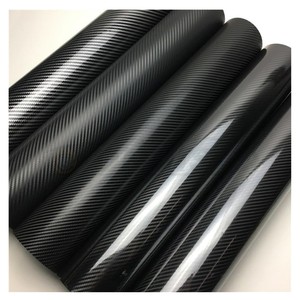 3D Brillant Mat En Fiber De <span class=keywords><strong>Carbone</strong></span> PVC Vinyle Scratch Air Release Auto Foil Car Body Lamination Film Roll Wrap Autocollant Revêtement Revêtement - Product Image 1