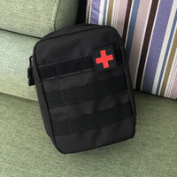 Trousse de premiers secours tactique de style outdoor en polyester Oxford, kit d'urgence portable pour les voyages et les activités de plein air