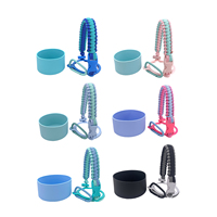 Nuevo Vaso Térmico de Acero Inoxidable con Tapa y Funda de Silicona de 40 oz, Ecológico, Duradero, Unisex, para Actividades al Aire Libre