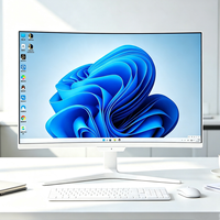 Ordinateur tout-en-un 32 pouces, écran LCD tout-en-un, panneau LED tout-en-un, écran incurvé, I3 I5 I7 I9, SSD 512 Go, 16 Go DDR4, ordinateur tout-en-un