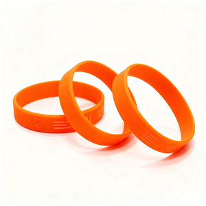 格安カスタムラバーリストバンドシリコンブレスレット、販促ギフトやイベント用カスタムシリコンリストバンド、シリコンブレスレット - Product Image 1
