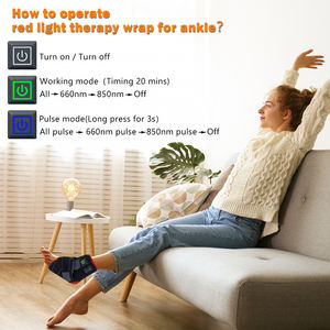 2025 di vendita calda di terapia fisica per cure sane ricaricabile recupero lesioni portatile indossabile 660 nm850 nm cuscinetto per terapia con luce rossa - Product Image 2