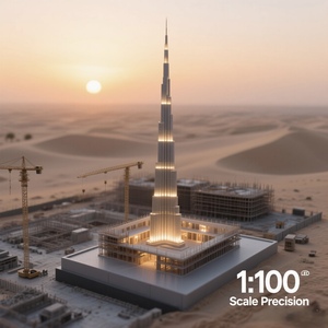 Độ chính xác cao tùy chỉnh 3D in mô hình quy mô kiến trúc để trình bày và lập kế hoạch - Product Image 1