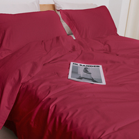 HFW Luxe – Ensemble Housse de Couette et Taies d'Oreiller 100% Coton, 200 Fils, Rayé/Uni/Écologique, Doux pour la Peau, Qualité Hôtelière