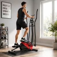 ZB-8508A Appareil elliptique manuel professionnel, volant d'inertie 4 kg, charge maximale 120 kg, entraîneur elliptique de fitness pour la maison, service OEM ODM