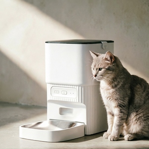 Comedero Inteligente para Mascotas con Control por Aplicación Tuya y WiFi, Dispensador Automático <span class=keywords><strong>de</strong></span> Comida para Perros y Gatos a Bajo Precio - Product Image 1