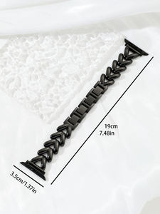 สายนาฬิกาโลหะระดับไฮเอนด์2025พร้อมบรรจุภัณฑ์สำหรับ <span class=keywords><strong>Apple</strong></span> <span class=keywords><strong>Watch</strong></span> S9สายรัดพิเศษแฟชั่นหรูหราสำหรับซีรีส์ S10 S9 <span class=keywords><strong>S8</strong></span> S7 S6 SE2 S5 - Product Image 5