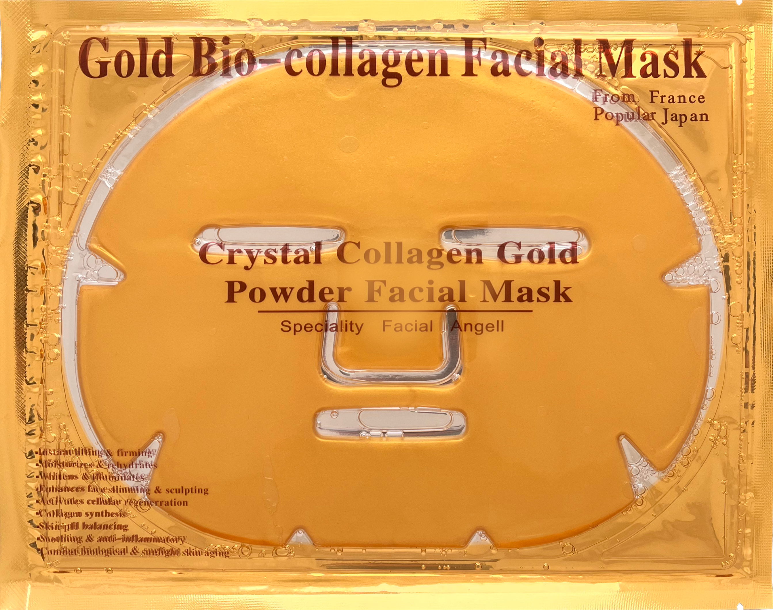Gold Mask in English Bag