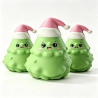 Jouet Squishy de Noël en TPR à Rebond Lent, Anti-Stress, Cadeau de Fêtes