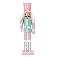 Soldats Casse-Noisettes de Noël de 20 pouces, décorations de Noël colorées bonbon, style macaron, très populaires