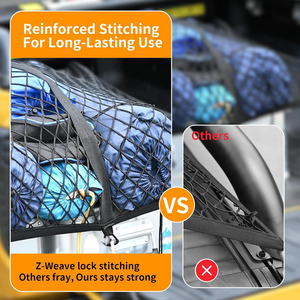 Red de Carga Tenghui DT de Material PP de Alta Resistencia y Elasticidad para Camionetas y SUVs |   Almacenamiento Diario para Autos Extensible de 4x4 Pies y 7x7 Pies - Product Image 3