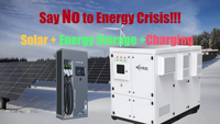 Système de stockage solaire tout-en-un avec station de recharge pour véhicules électriques, certifié OCPP1.6J CE, chargeur CCS avec stockage de batterie à énergie renouvelable