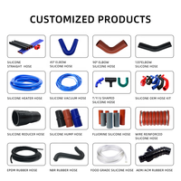 Tube en silicone transparent sur mesure de qualité alimentaire industrielle, longue durée de vie, anti-âge, stable aux UV, résistant à l'ozone, service de découpe, haute pression