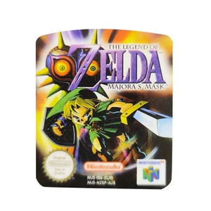 สติ๊กเกอร์ตลับเกม The Legend of Zelda: Ocarina of Time และ Majora's Mask สำหรับเครื่อง N64 นินเทนโด 64 - Product Image 5