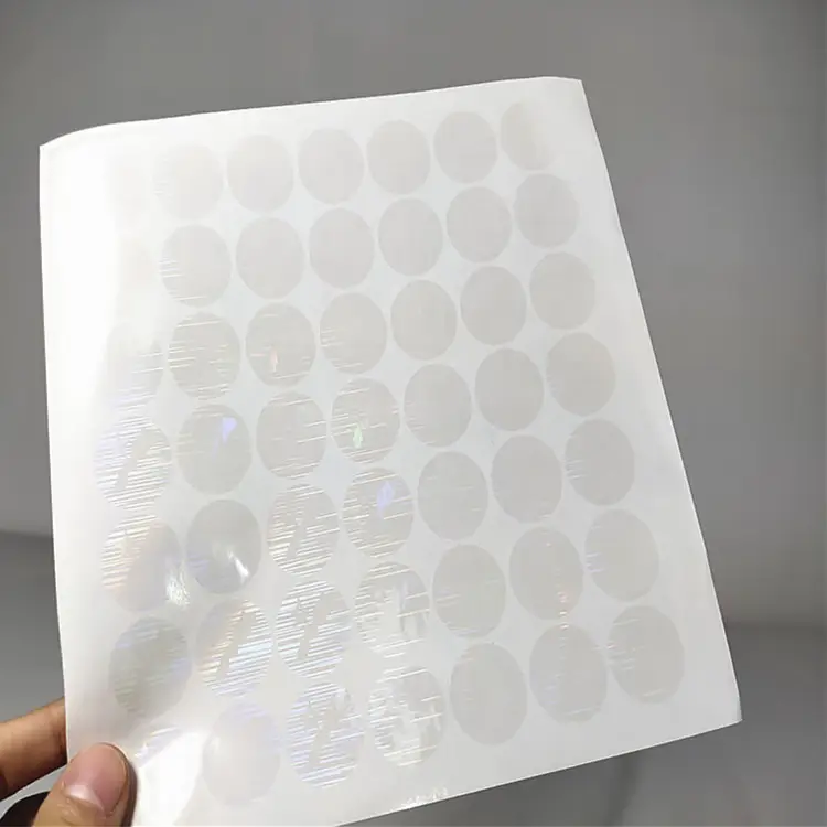 Personalizado 3d Transparente Original VOID Anti Falsificação Segurança Holograma Adesivo