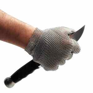 Guantes Resistentes a Cortes <span class=keywords><strong>de</strong></span> Acero Inoxidable Personalizados al por Mayor <span class=keywords><strong>para</strong></span> Abrir Ostras y Carnicería - Product Image 5