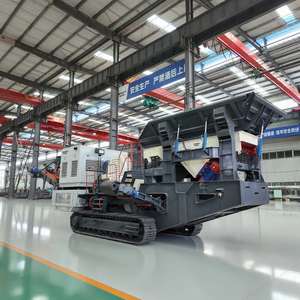 Прямая поставка с завода, гусеничная мобильная щековая дробильная установка, гусеничная горнодобывающая дробилка, Кварцевая гусеничная дробилка - Product Image 6