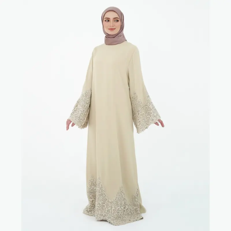 SIPO Eid 제조업체 터키 겸손한 두바이 아바야 럭셔리 아바야 수제 비즈 여성 이슬람 드레스