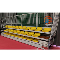 Tribune télescopique CGC Sports, système de sièges rétractables pour gymnase, chaise d'auditorium pliable, gradins modulaires, gradins mobiles d'intérieur