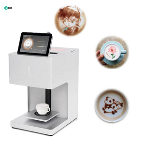 Impresora de café multifuncional y completamente automática Impresión 3D Cappuccino Latte Puede imprimir cualquier foto Selfie Art para Cafe Restaurant - Product Image 1
